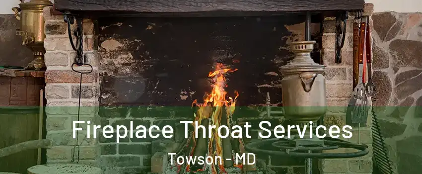 Fireplace Throat Services Towson - MD