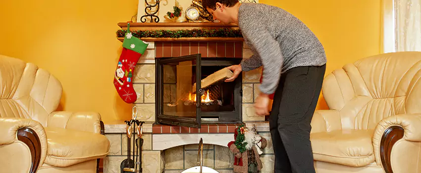 Gas to Wood-Burning Fireplace Conversion Services in Towson, Maryland