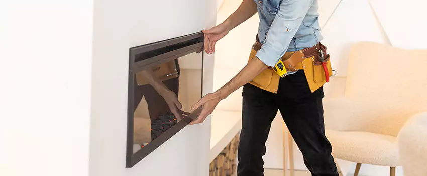 Metal Fireplace Installation in Towson, Maryland