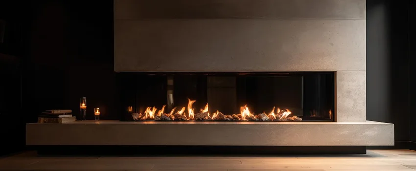 Gas Fireplace Ember Bed Design Services in Towson, Maryland