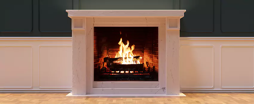 Open Flame Wood-Burning Fireplace Installation Services in Towson, Maryland