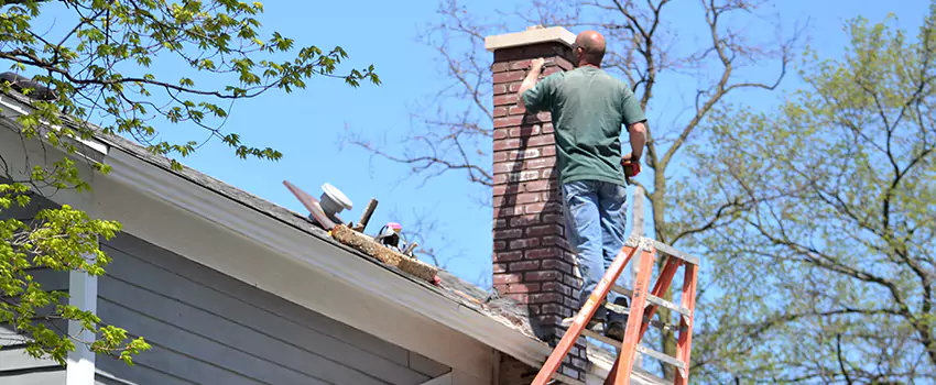 Vinyl and PVC Chimney Flashing Installation in Towson, MD