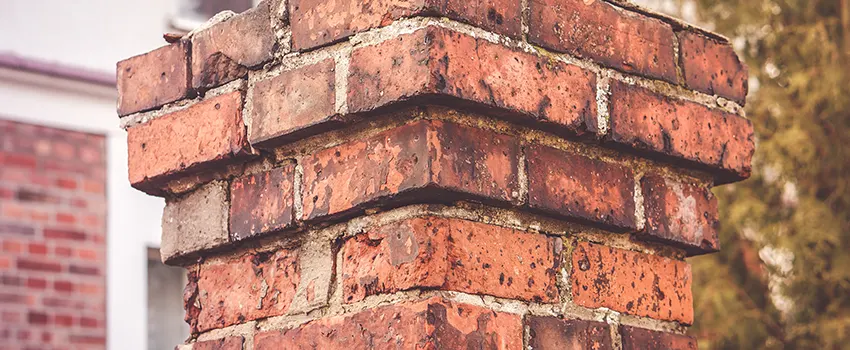 Cracked Chimney Bricks Repair Cost in Towson, Maryland