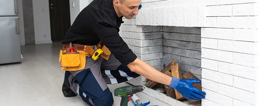 Fireplace Damaged Damper Frame Repair Services in Towson, Maryland