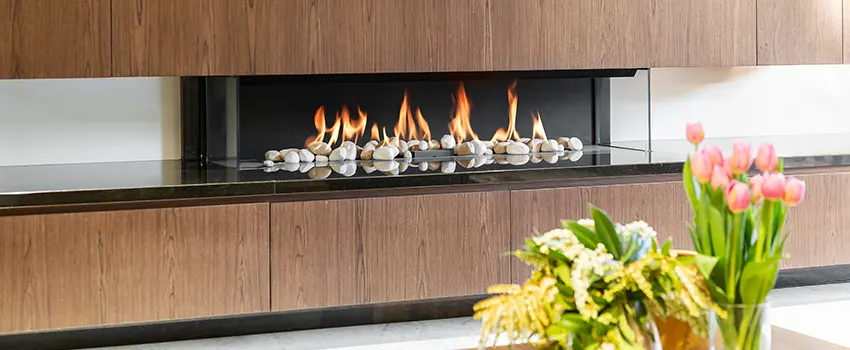 Double-height Fireplace Design Refurbishment in Towson, Maryland