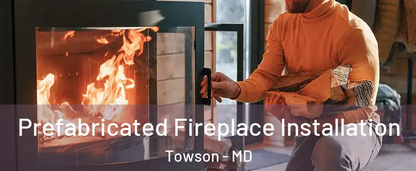  Prefabricated Fireplace Installation Towson - MD